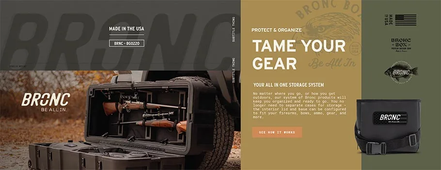 Bronc brand identity